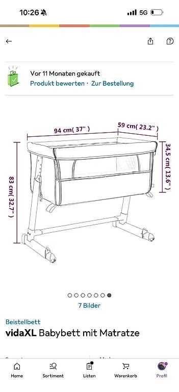 Letti: Beistellbett – Usato da Lyss venduto da zul_c67f 3