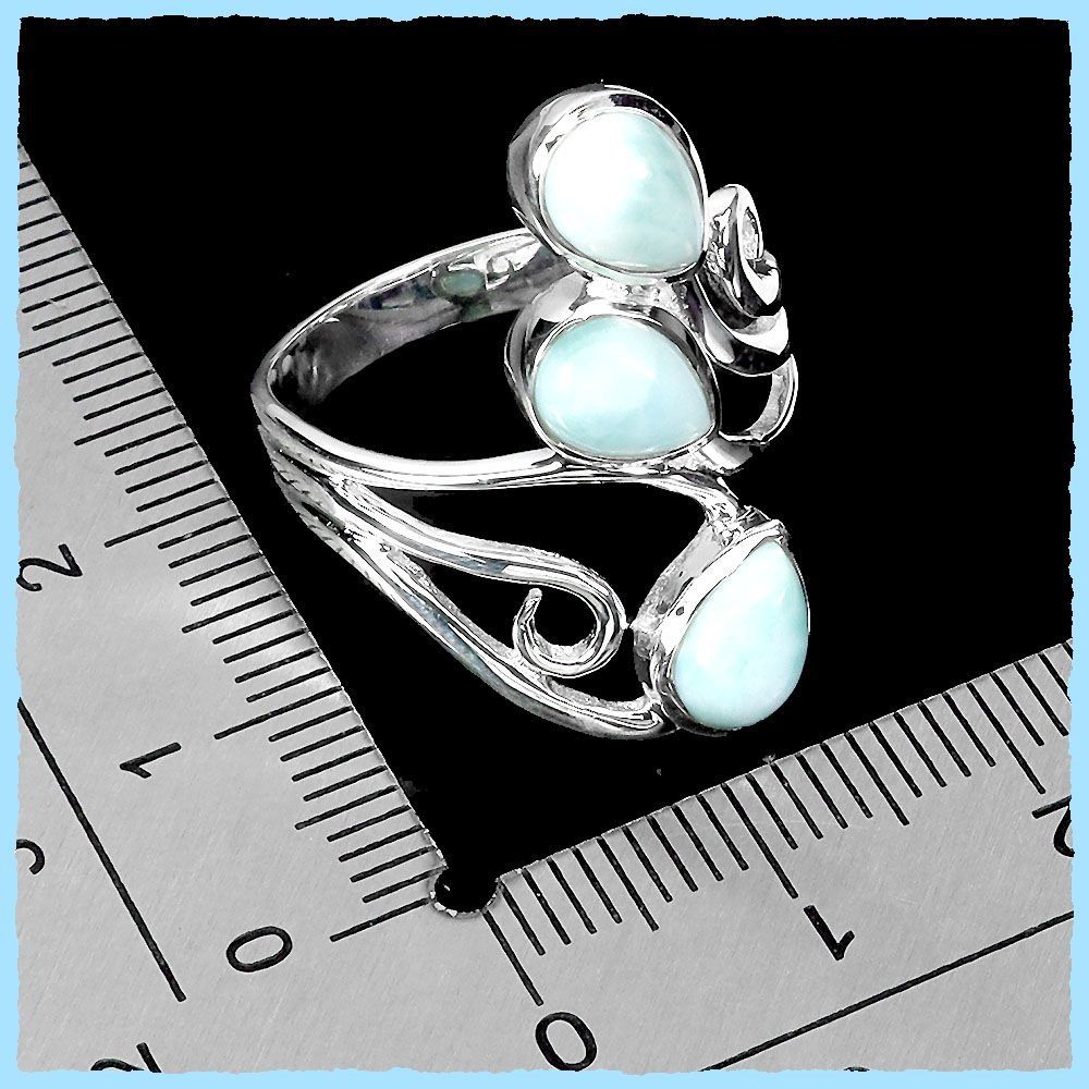 Anelli: ♛ Larimar 925 Silberring – Nuovo e nell'imballaggio originale da Oberglatt ZH venduto da Hot-Spot 2