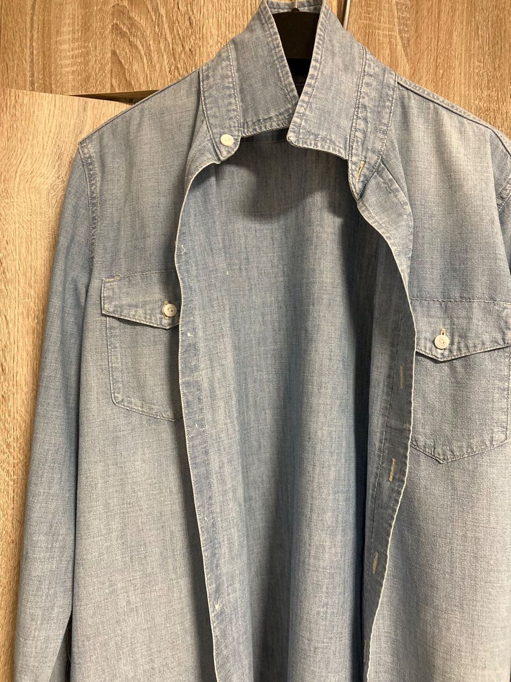 Ralph Lauren Camicette: Ralph Lauren Damen Jeansbluse hellblau Grösse 8 – Usato da rheineck venduto da norwegianwood52 3