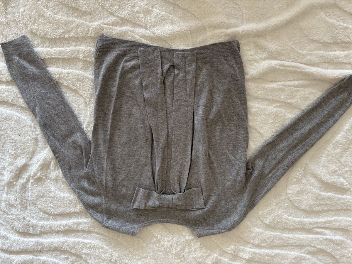 Claudie Pierlot Maglioni & Felpe: Pull fin gris clair, parfait pour la mi-saison, taille S – Usato da Pully venduto da lsn_fx7q 1