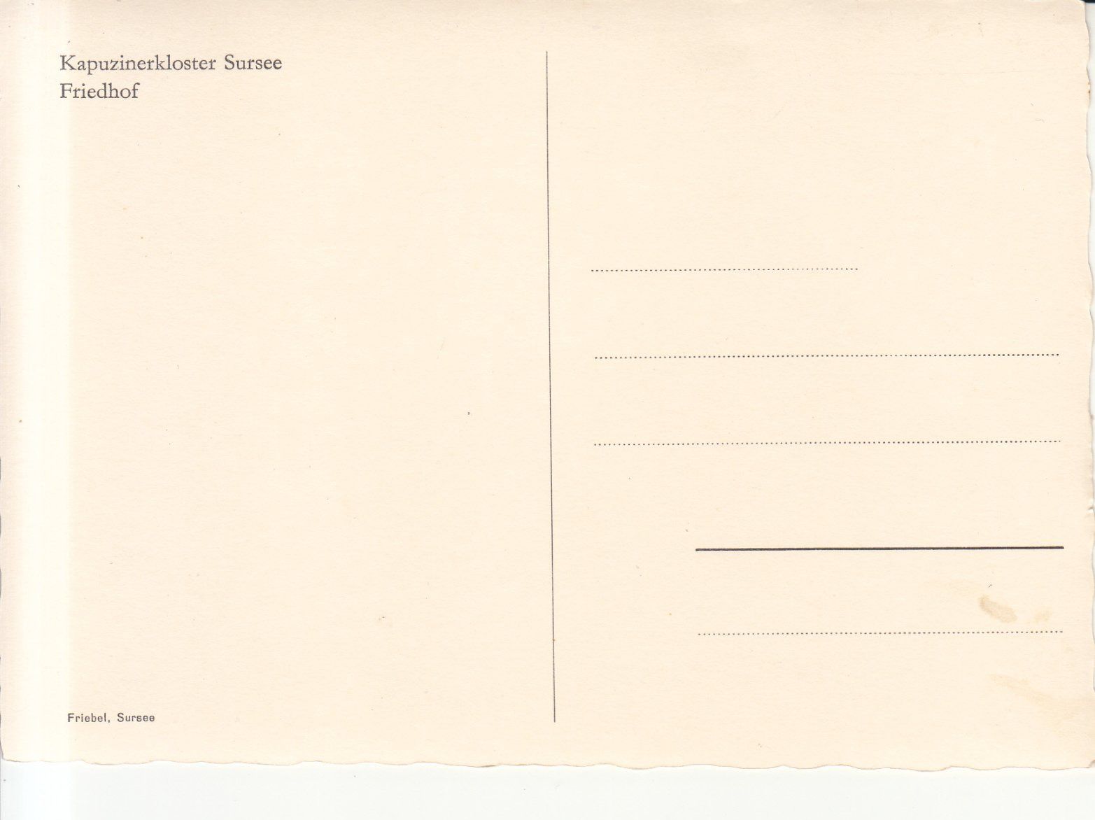 Cartoline postali: Sursee Kloster ca. 1950 – Usato da Bürglen TG venduto da StampGraf 1