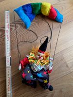 ★Clown mit Fallschirm ★Deko ★Fasnacht★ Sammeln★Figur★Puppe