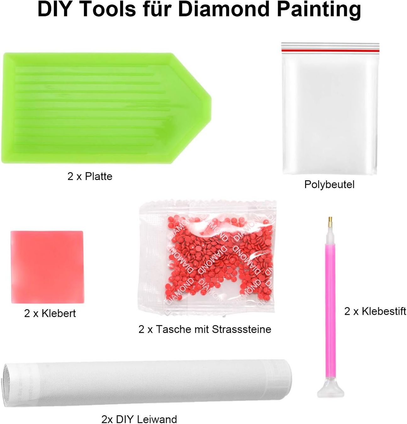 Bastelsets: 5D Diamant Painting DIY Sandstrand Diamant Painting 30x40cm – Neu (gemäss Beschreibung) aus Thun von keller001 4