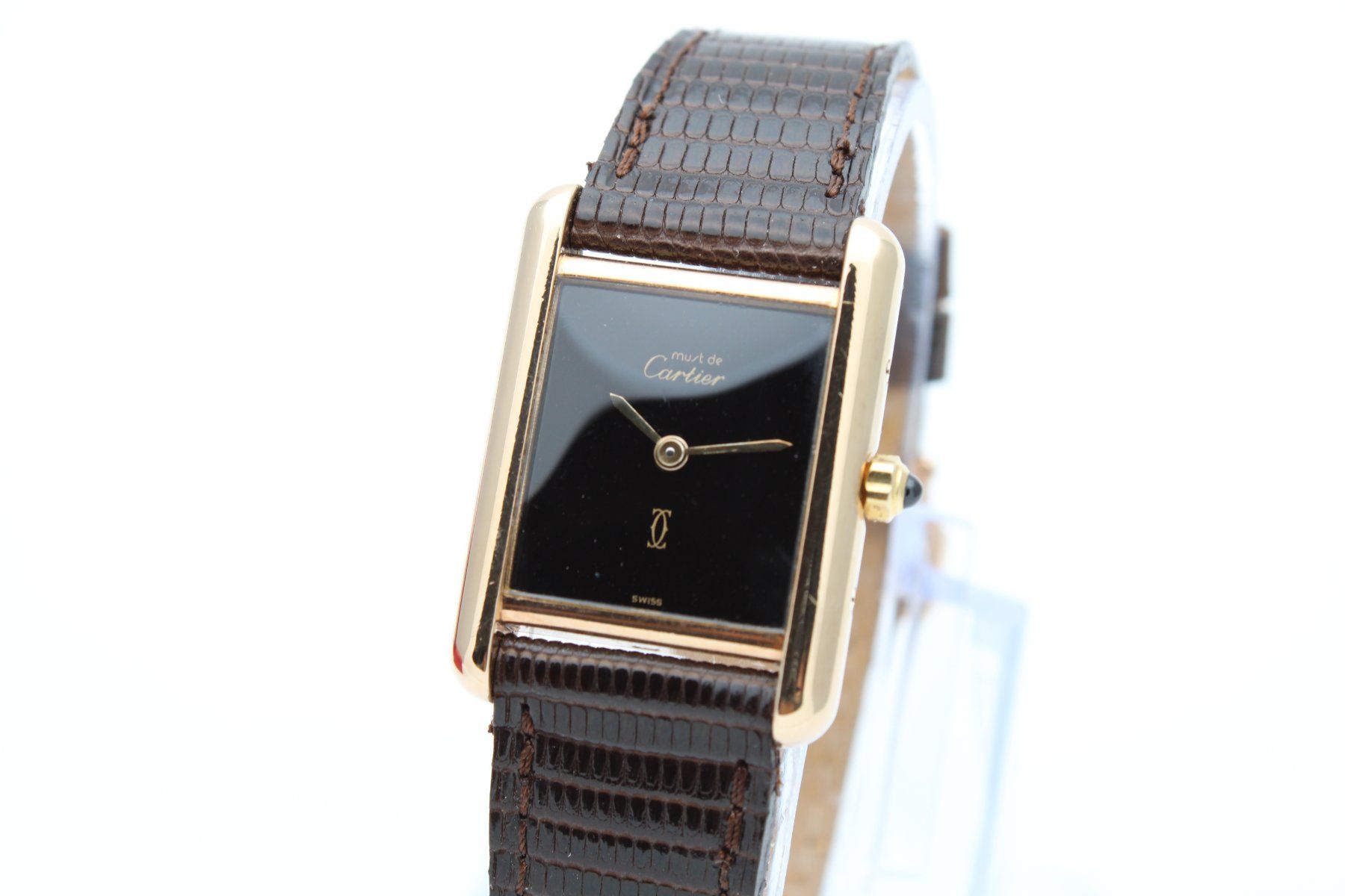 Cartier Orologi: Cartier Tank Black Dial ref. 3 66001 | FULL SET – Usato da Brüttisellen venduto da AlphaOmega05 2