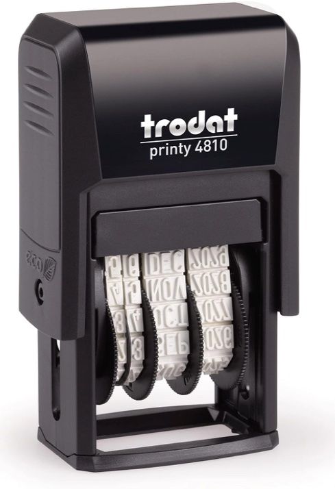 Timbri: Stempel Trodat Printy-Dater, 4810 – Nuovo e nell'imballaggio originale da Bülach venduto da StoreInShop.com