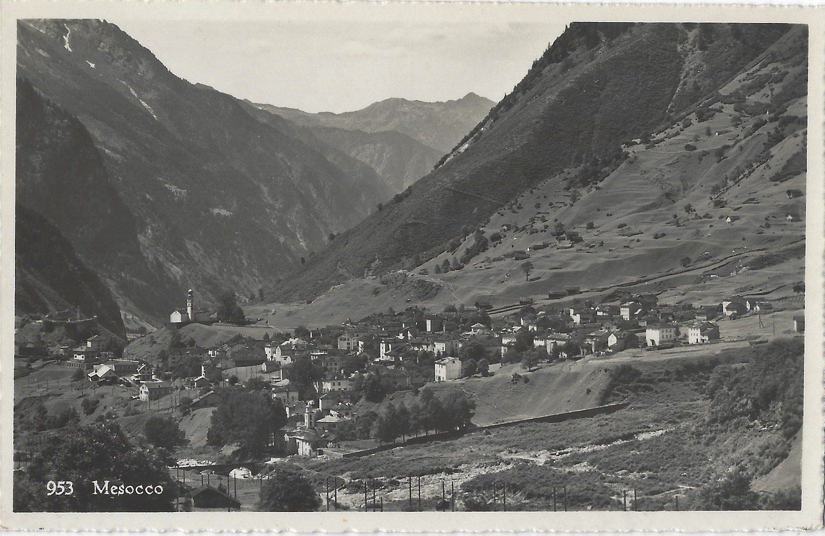 Cartoline postali: 953    Mesocco – Usato da Bütschwil venduto da Jackson1A