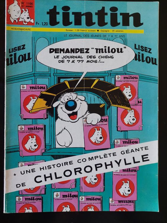 Sold at Auction: LE JOURNAL DE TINTIN N°1