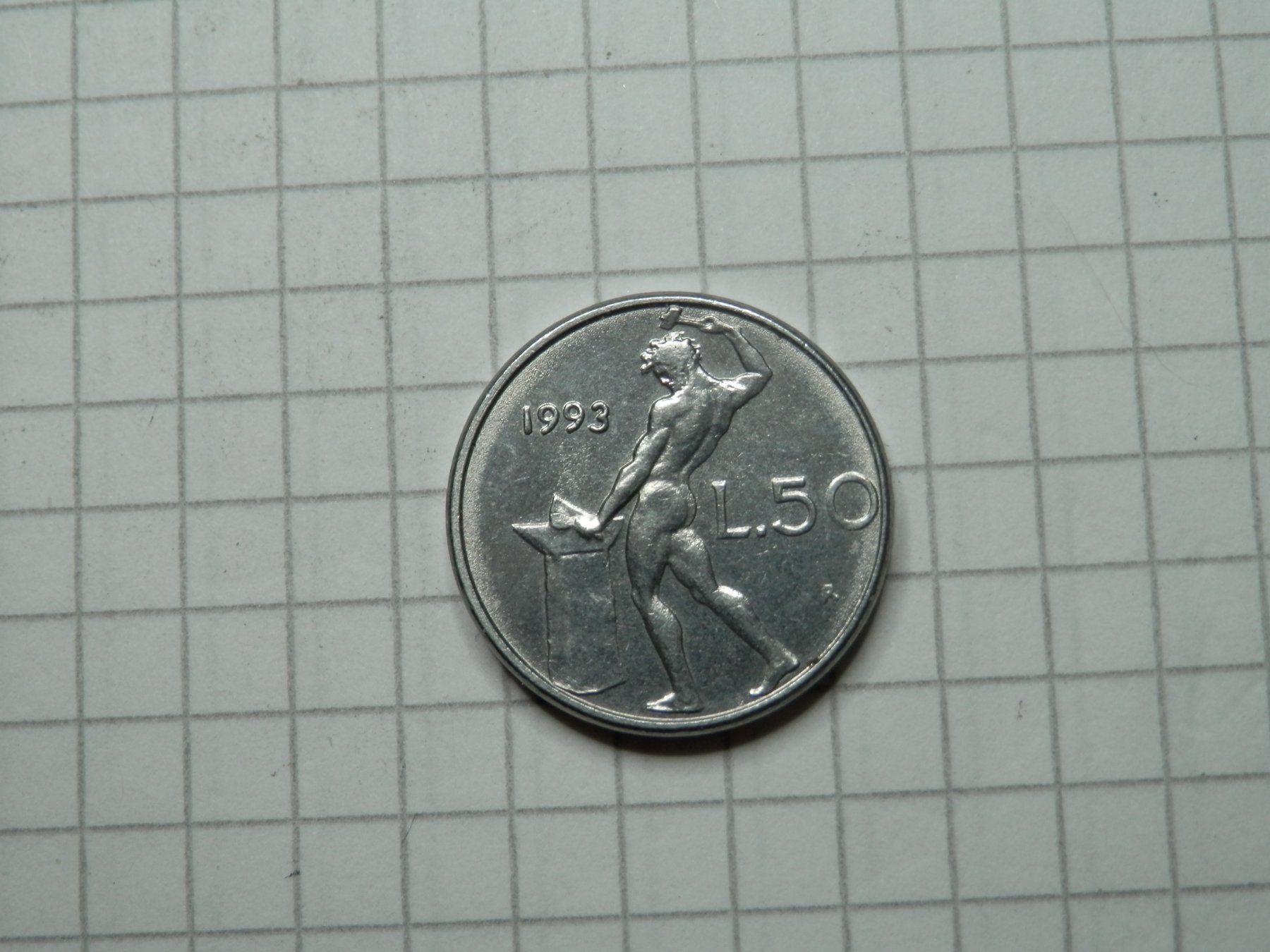 Tutti le monete: Italien 50 Lire, 1993 – Usato da Weiach venduto da weiach81 1
