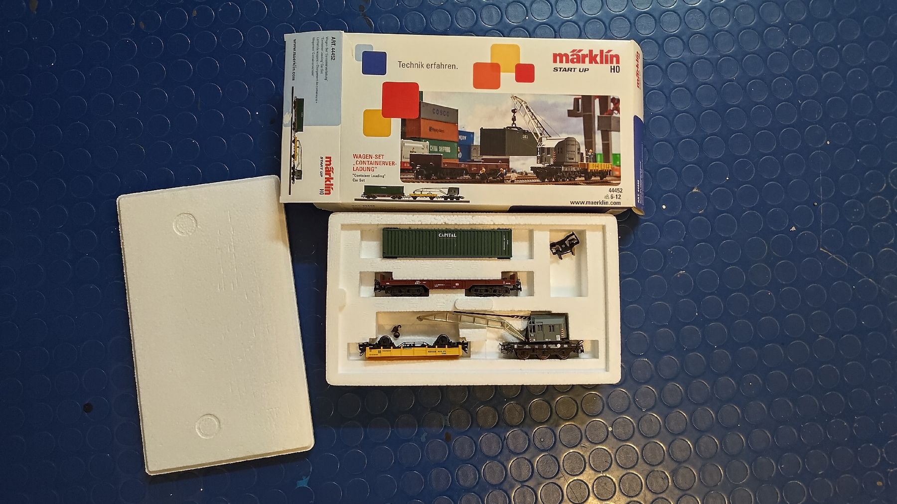 Märklin Modellini di ferrovie: Märklin Güterzug Set H0 – Nuovo e nell'imballaggio originale da Hochdorf venduto da M12345