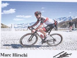 Autogrammfoto von Radrennfarer Marc Hirschi CH