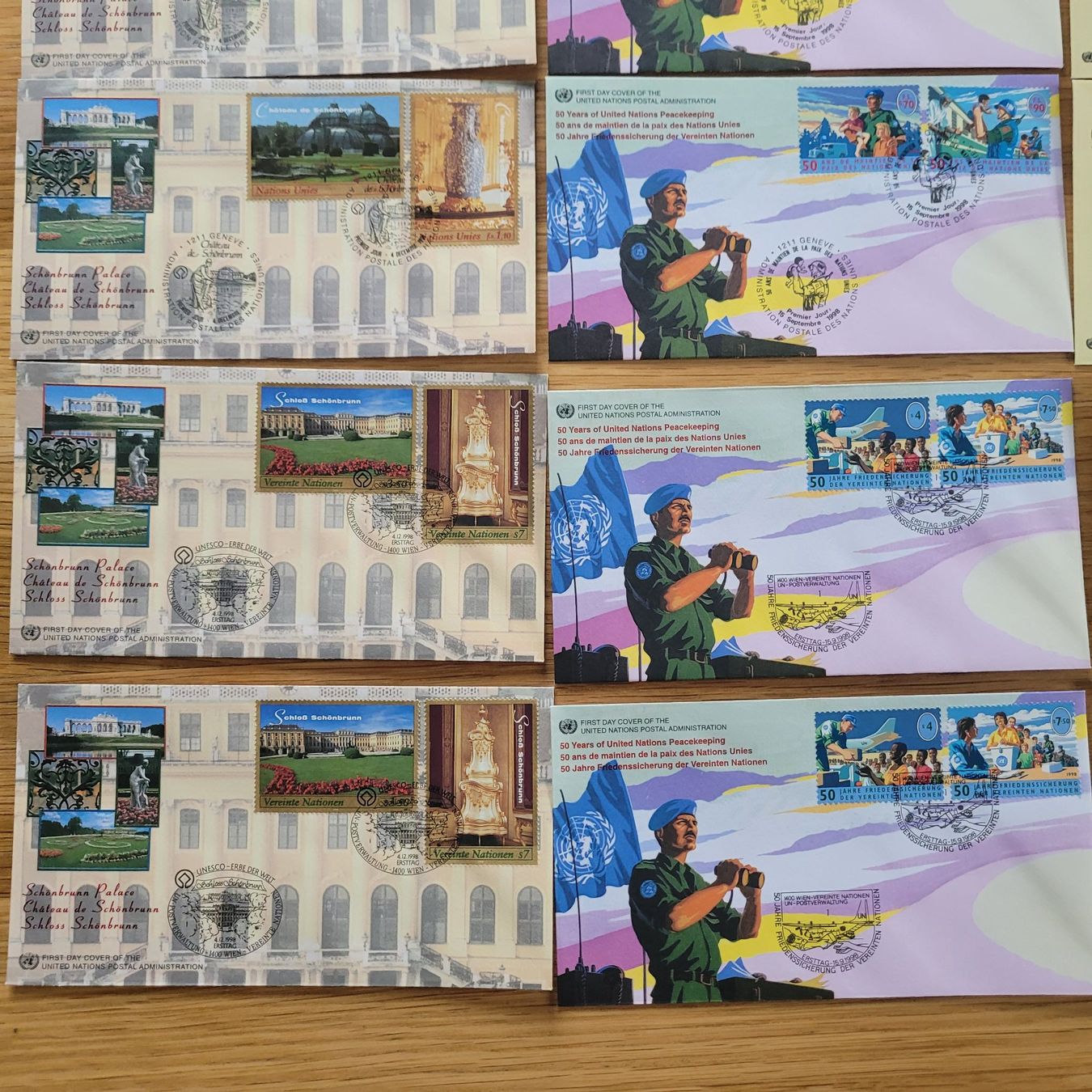 Tous les timbres: Los Mit FDC uno ONU – D'occasion à Biel/Bienne par Destockweb 2