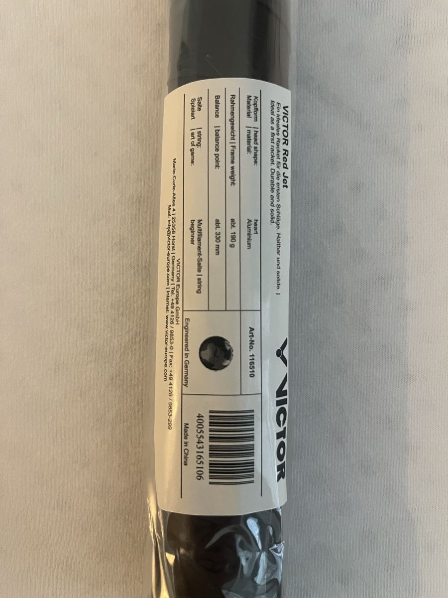 Schläger: Squash Racket Victor Red Jet – Neu und originalverpackt aus Chur von rao_gpj5 1