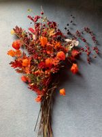 Herbst Gesteck Deko Blumen Dekoration Kunst Blumen Sträusse