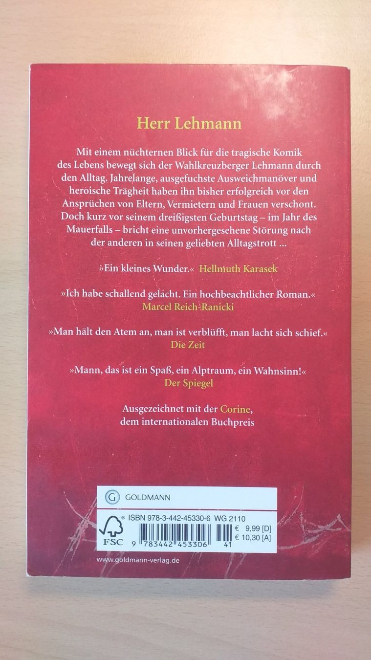 Libri: Herr Lehmann, Sven Regner – Usato da Schindellegi venduto da nin_7njd 1