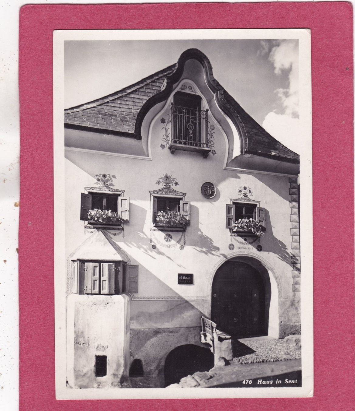 Cartoline postali: Haus in Sent 1954 – Usato da Herisau venduto da Lisegrat2008