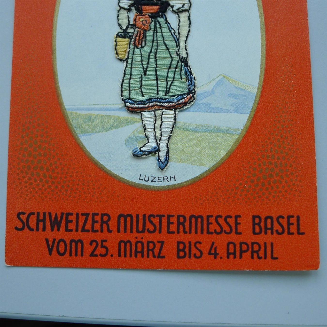 Tutti i francobolli: 1933: KARTE "Schweizer Mustermesse" BASEL - LUZERN – Usato da Sursee venduto da Luzernerraute 1