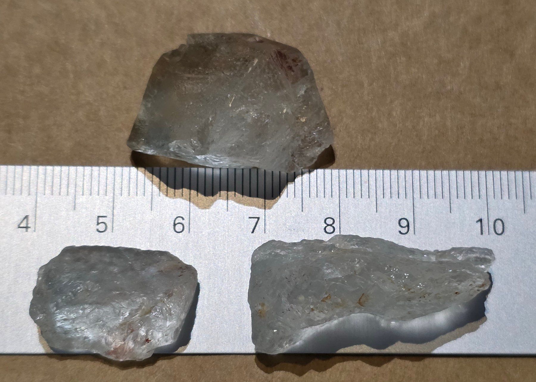 Pietre preziose: 118,7 ct Topazes brutes 3 pcs – Usato da Carouge GE venduto da Crystal_Energy 2