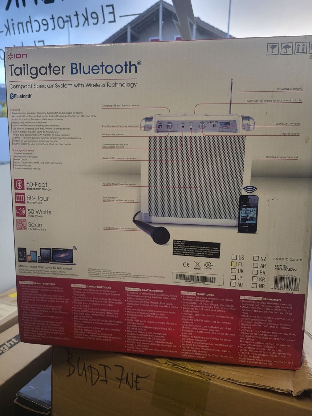 Lettore multimediale portatile: Tragbarer Bluetooth Lautsprecher mit Mikrofon – Nuovo e nell'imballaggio originale da Oberrüti venduto da big-lebowski