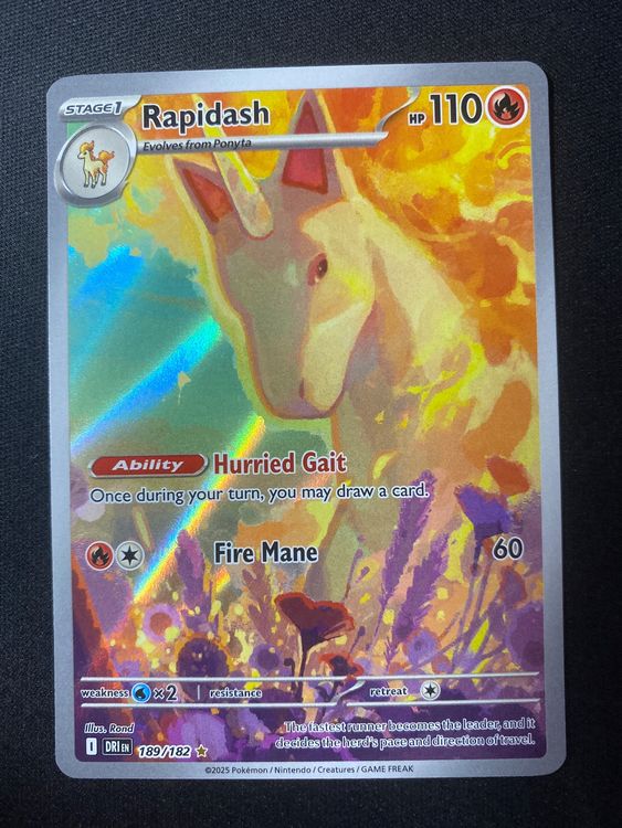 Rapidash 189 - Gallopa - Illustr. Rare- Destined Rivals - EN (Neu ...