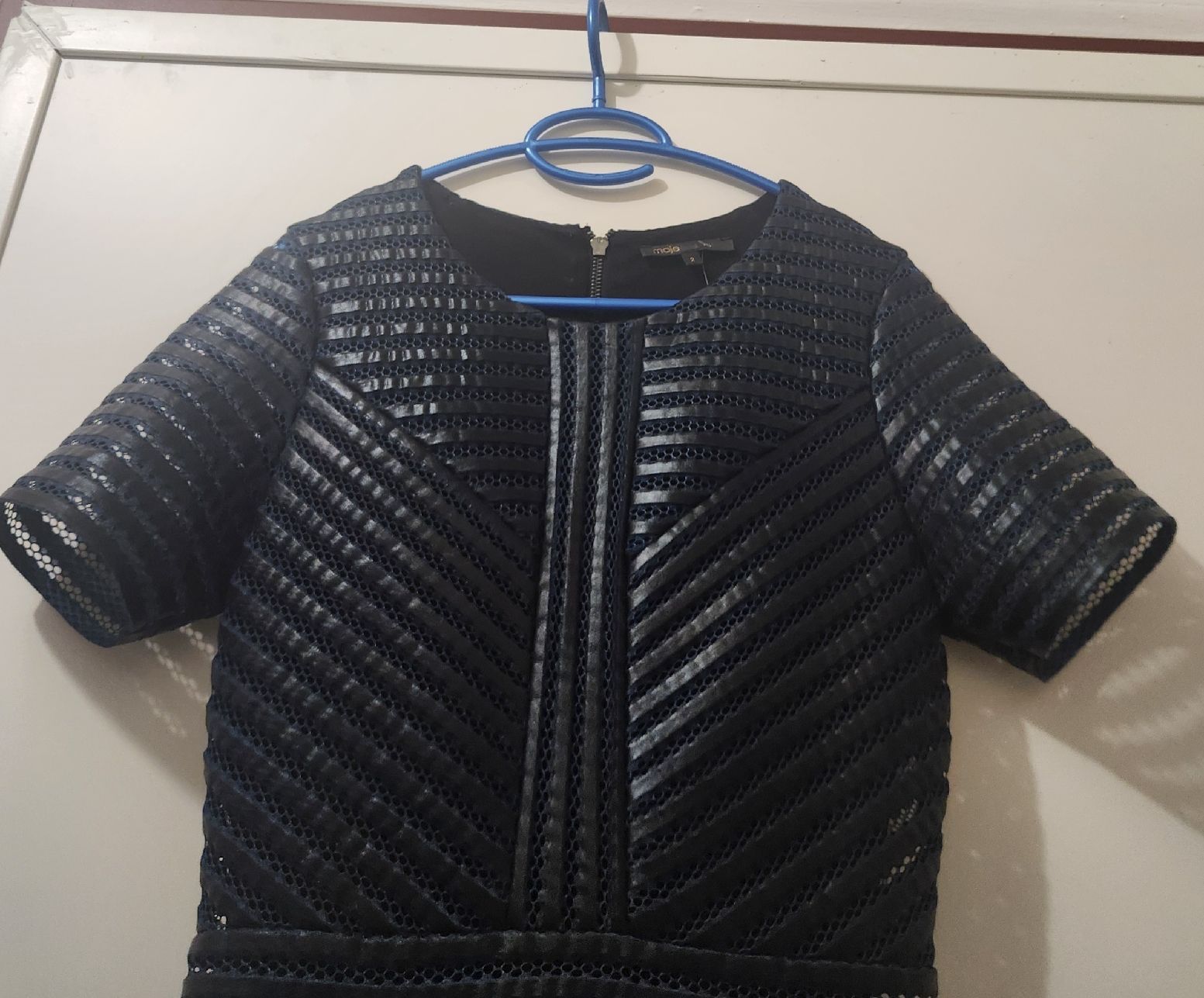 Maje Vestiti: Robe courte Maje noir détails structurés taille 38 – Usato da Niedergösgen venduto da Eva2410 8