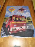 Decke Kissen und 2 Duvetbezüge Kindermotiv Feuerwehrmann Sam