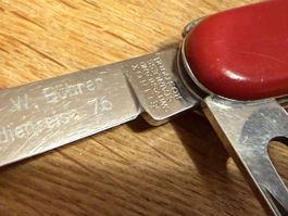 Altes Victorinox Taschenmesser W. Bührer Surinam