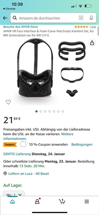 Oculus rift hot sale komplett