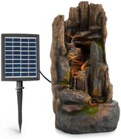 Mystic Tree Solarbrunnen Polyresin braun