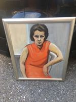 Frauenbildnis Öl auf Leinwand