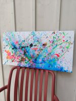 Acryl Bild "Farbklecks"