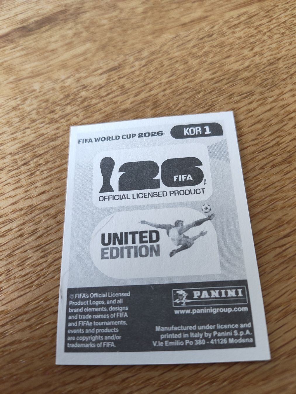 Panini Carte collezionabili: Panini Wm 2026 Kor 1 – Nuovo (secondo la descrizione) da Lieli venduto da Maholo 1