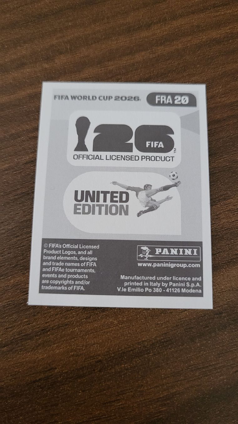 Panini Carte collezionabili: Panini Bild WM 26 von Mbappe' – Nuovo e nell'imballaggio originale da Dürnten venduto da Mde 1