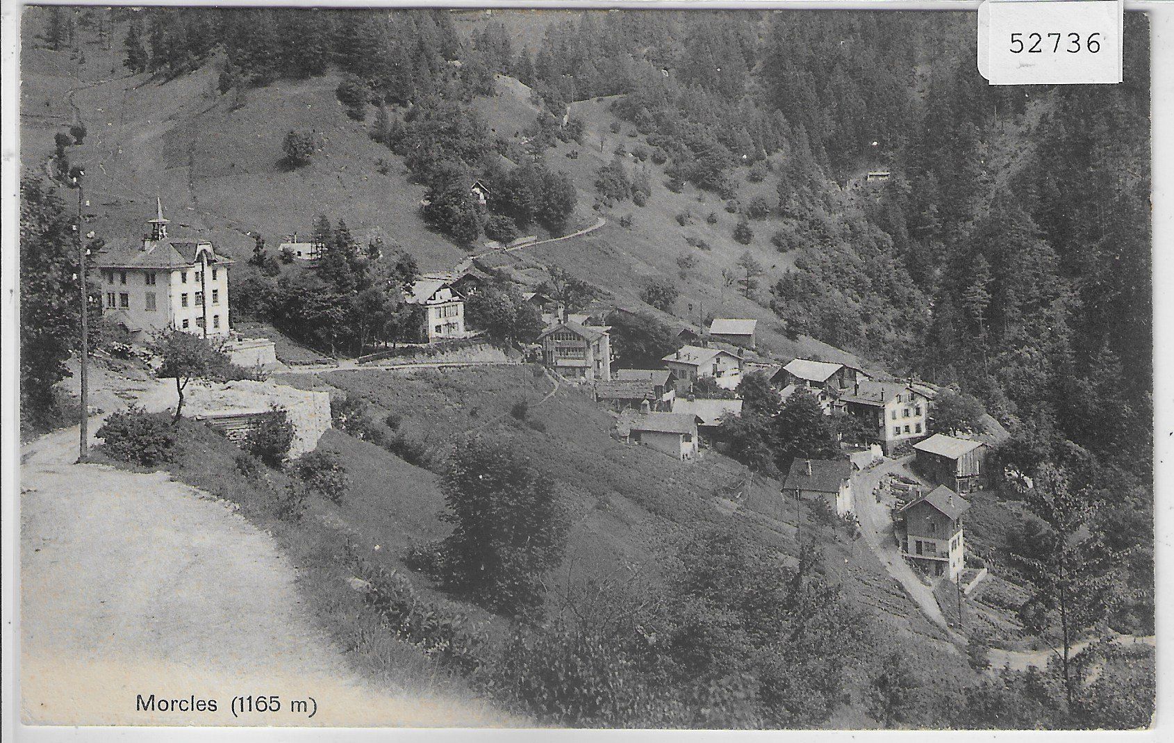 Cartoline postali: Morcles - Vue generale – Usato da Ettingen venduto da Kartenplanet