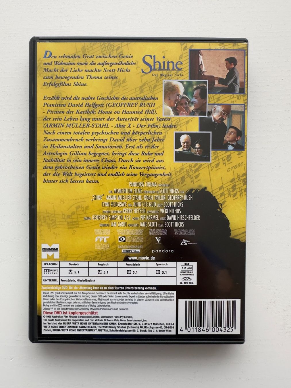 Alle DVDs: Shine – Gebraucht aus Nottwil von grabi77 1