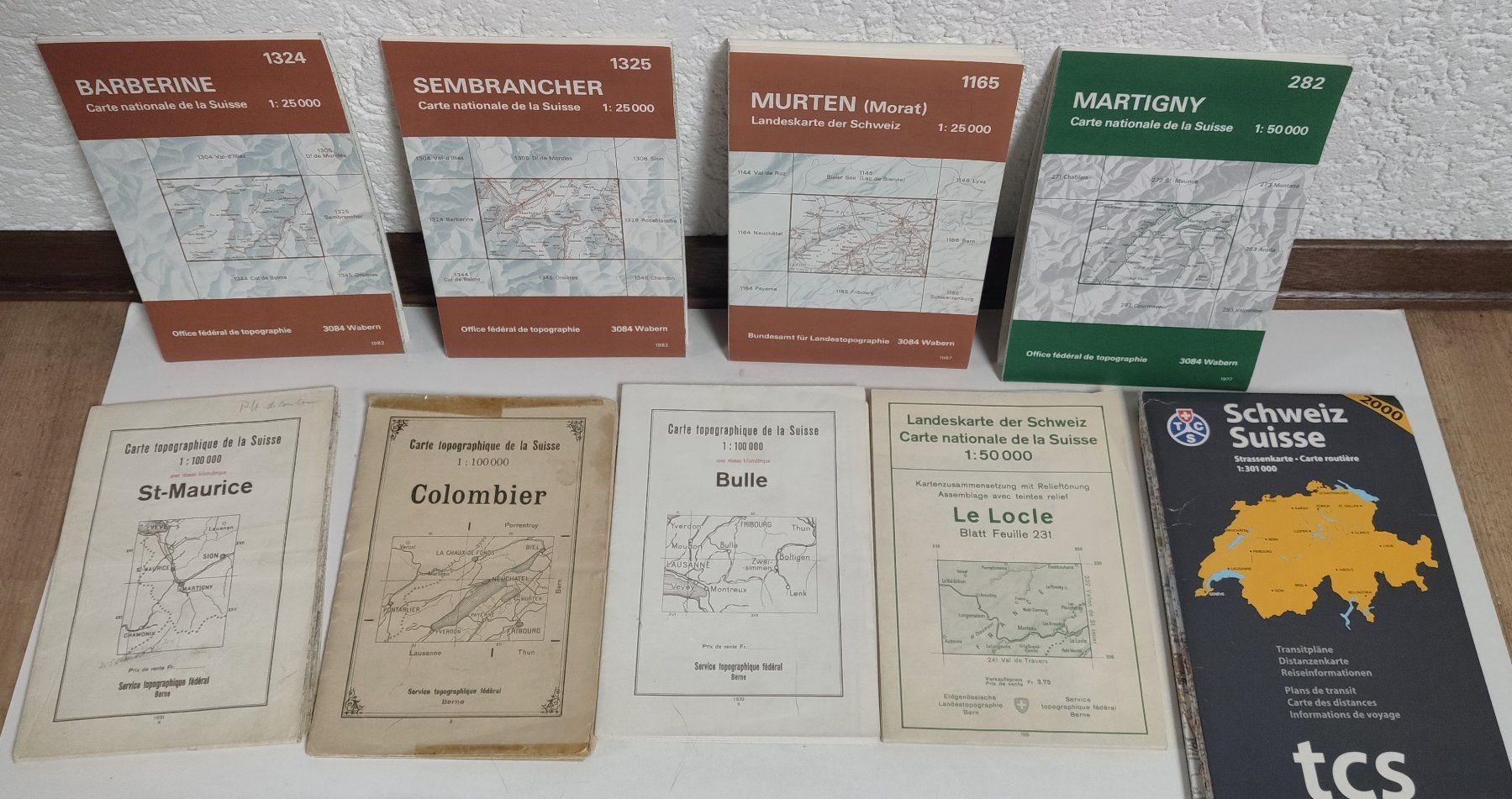 Cartoline: Différentes cartes de la Suisse, 1968, 1970. – Usato da Lamboing venduto da Qtrica 2