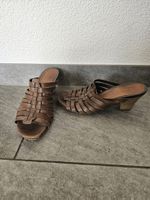Tamaris Sandaletten, Leder, braun, Grösse 39