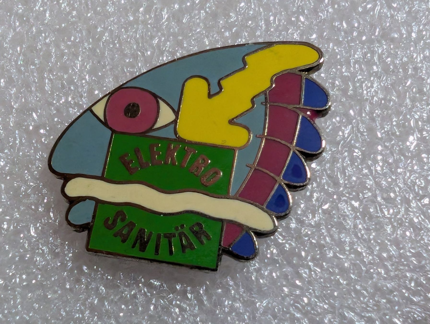 Placchette & Badge: Ansteckpin 246: Elektro Sanitär – Usato da Oppligen venduto da Pin-Fall-Shop