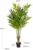 Künstliche Pflanze Kave Home Palmera 179 cm grün neuwertig
