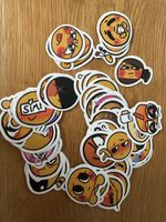 Sticker / Aufkleber Set Emoji Design 50 Stück