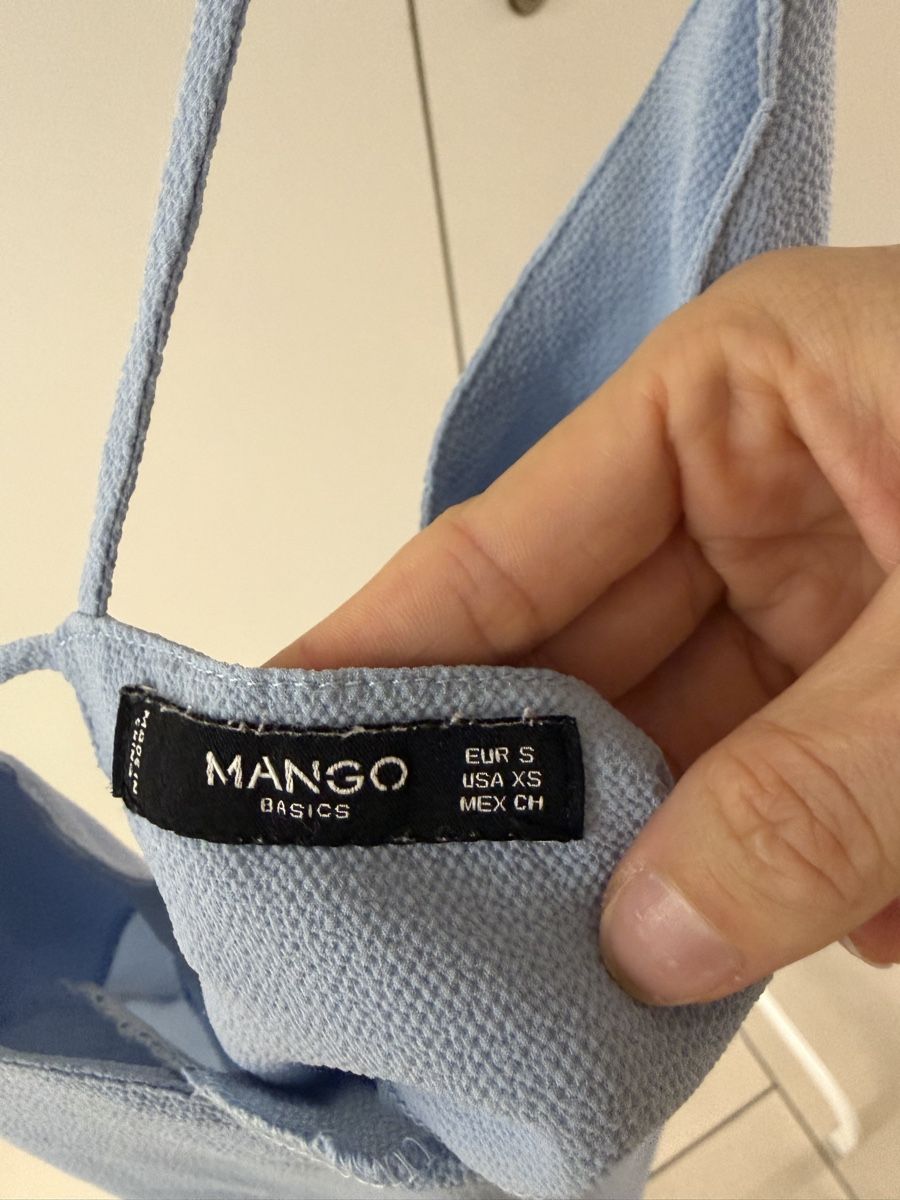 Mango Tops: hellblaues Top Mango – Gebraucht aus Zürich von malo_8 2