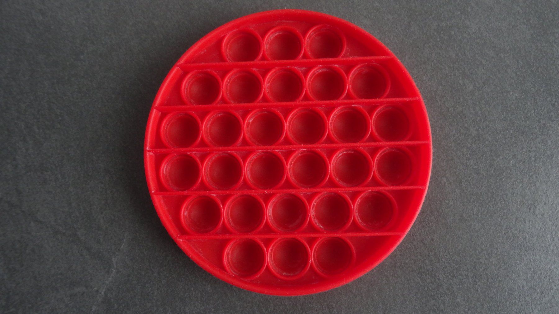 Giocattoli: Pop It Fidget rot in Oktagonform – Usato da Beinwil am See venduto da den_p9db 1