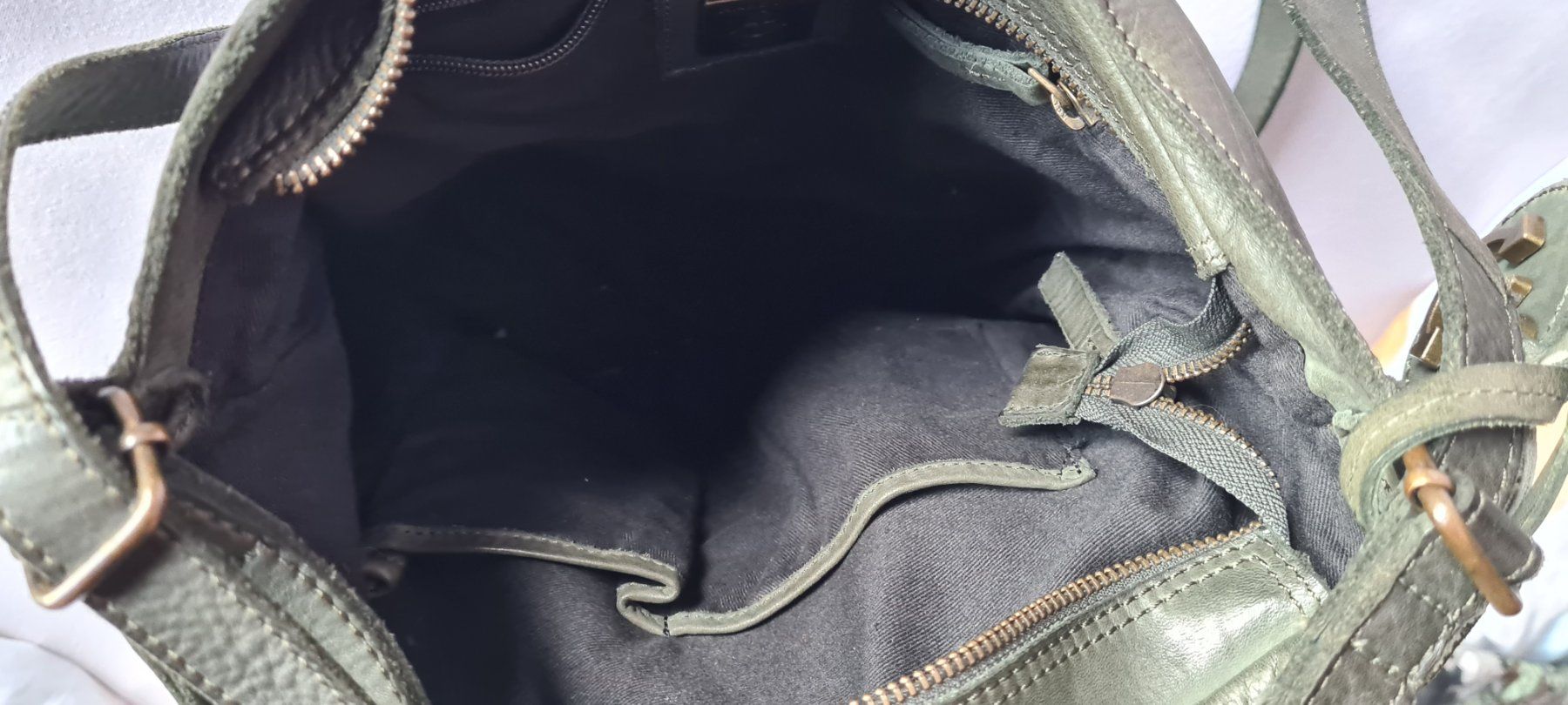 Taschen für Damen: Harbour 2nd Cityrucksack in grün – Gebraucht aus Zürich von Stephs13 5
