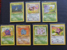 Cartes Pokémon Rares - Lot Jungle 1999