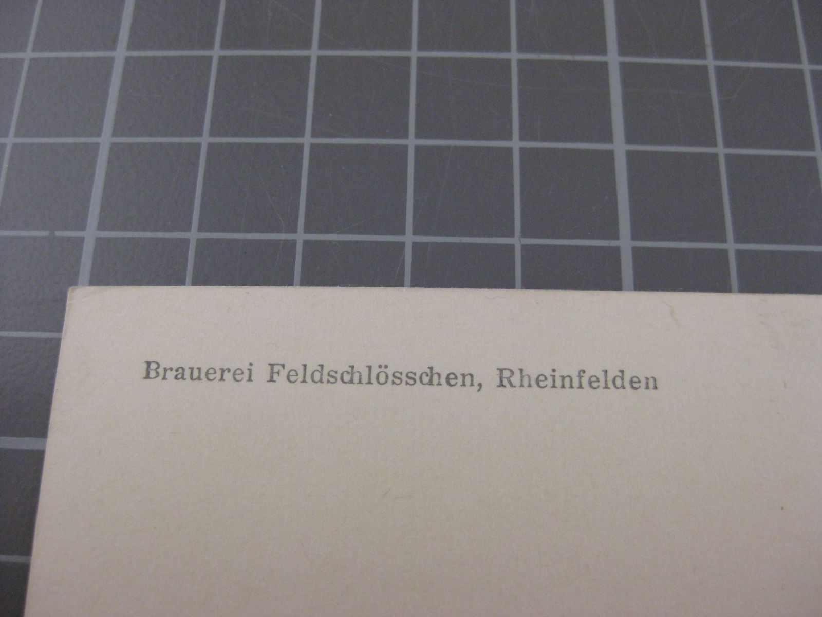 Cartoline postali: Rheinfelden Brauerei Feldschlösschen – Usato da Malters venduto da Marosko 2