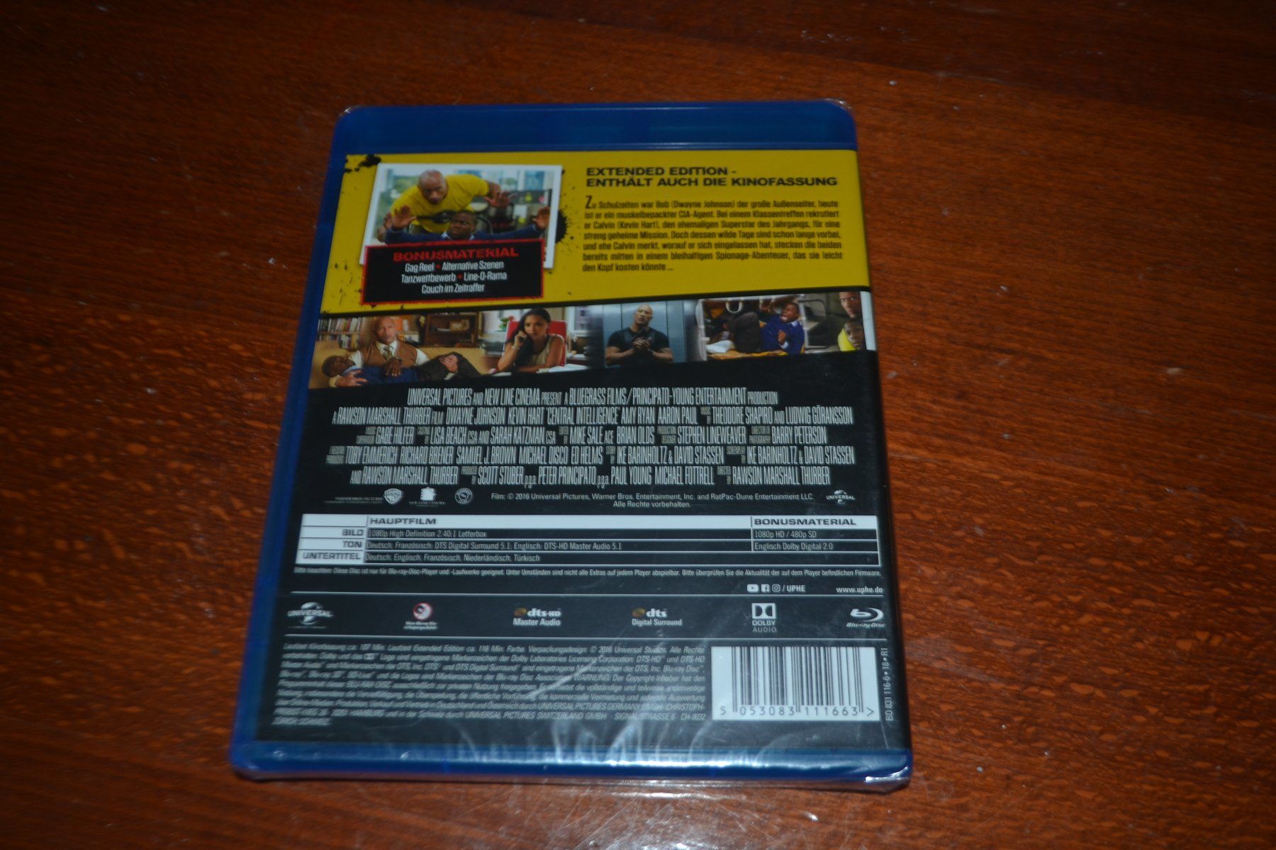 Tutti i DVDs: Central Intelligence (NEU) – Usato da Laupen ZH venduto da chefdom 1