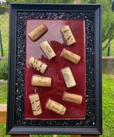 Handmade Painting (Cork Wine and Resin) - Artigianal Art
