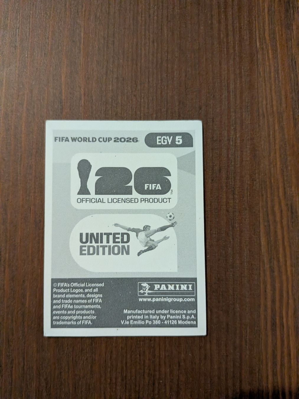 Panini Cartes à collectionner: Panini Bild EGY 5 – D'occasion à Eschenbach SG par SanFranciscoCalifornia 1