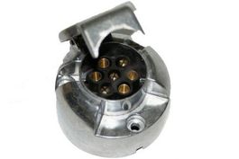 Steckdose 7 Polig Aluminium Anhänger