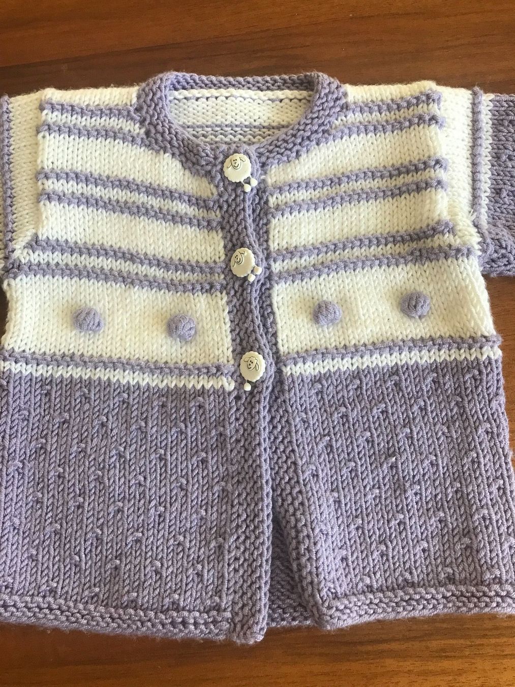 Giacche & Cappotti: KINDERSTRICKJÄGGLI Von Hand Gestrickt – Nuovo (secondo la descrizione) da Hochdorf venduto da la_nationale 1