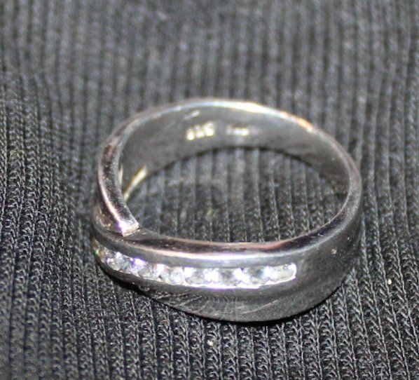 Anelli: Ring mit Strasssteine 925 gepunzt , Gr.58-18.5 – Usato da Locarno venduto da madame-tus-sauds 5